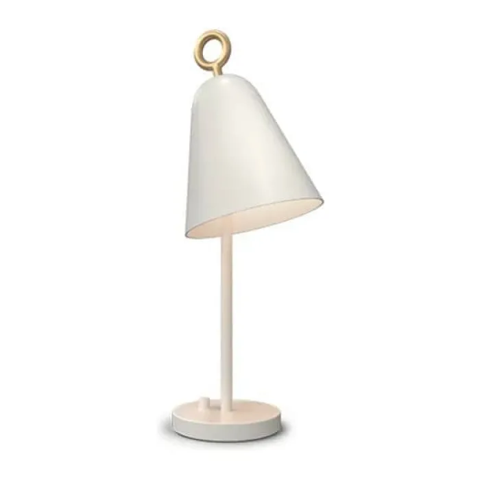 Herstal Bella Bordlampe Ø 20 cm - E14 - Mat hvid