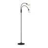 Herstal Cut Double Gulvlampe H 140 cm - G9 - Sort