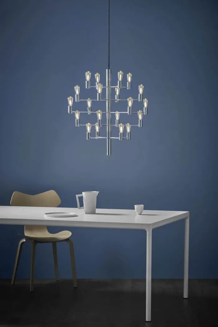 Herstal Manola Pendel H 67 x Ø 70 cm - E14 - Krom