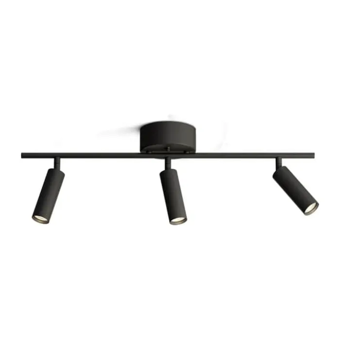 Herstal Pipeline Loftlampe m. 3 spot B 22,5 x L 66,5 cm - Metal - Sort