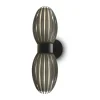Herstal Tentacle Væglampe H 34 cm - Metal/akryl - Sort røg