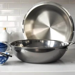 Hestan Nanobond Wok Ø 36 cm - Rustfrit stål/aluminium