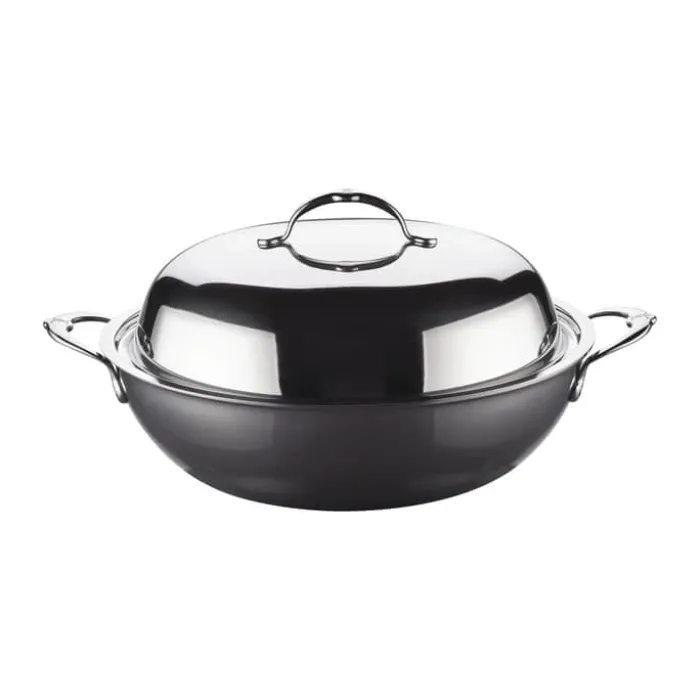 Hestan Nanobond Wok Ø 36 cm - Rustfrit stål/aluminium