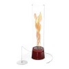 höfats Spin Air 1200 Bord Biopejs H 17,5 x B 17,5 x L 67,5 cm - Glas/stål - Rød