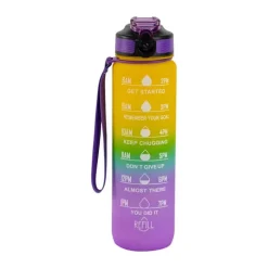 Hollywood Motivational Bottle 1 liter - SK-Tritan-plast - Multifarvet