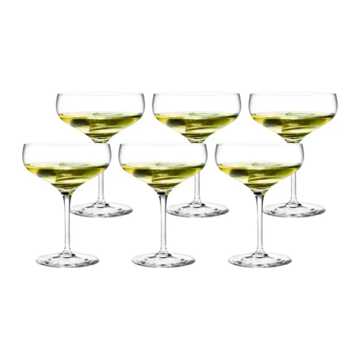 Holmegaard Cabernet Cocktailglas - 6 stk. 29 cl - Glas - Klar