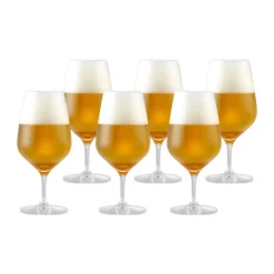 Holmegaard Cabernet Ølglas - 6 stk. 64 cl - Krystalglas - Klar