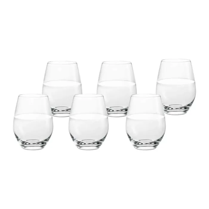 Holmegaard Cabernet Vandglas - 6 stk. 25 cl - Glas - Klar