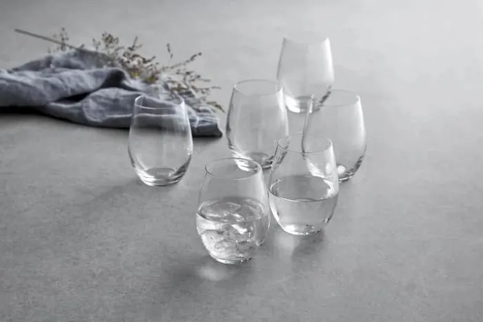 Holmegaard Cabernet Vandglas - 6 stk. 25 cl - Glas - Klar