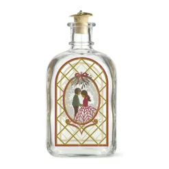 Holmegaard Christmas 2025 Juleflaske 73 cl - Glas - Klar/multifarvet