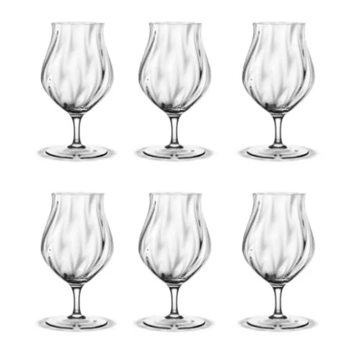 Holmegaard Glorious Vandglas - 6 stk. 42 cl - Glas - Klar