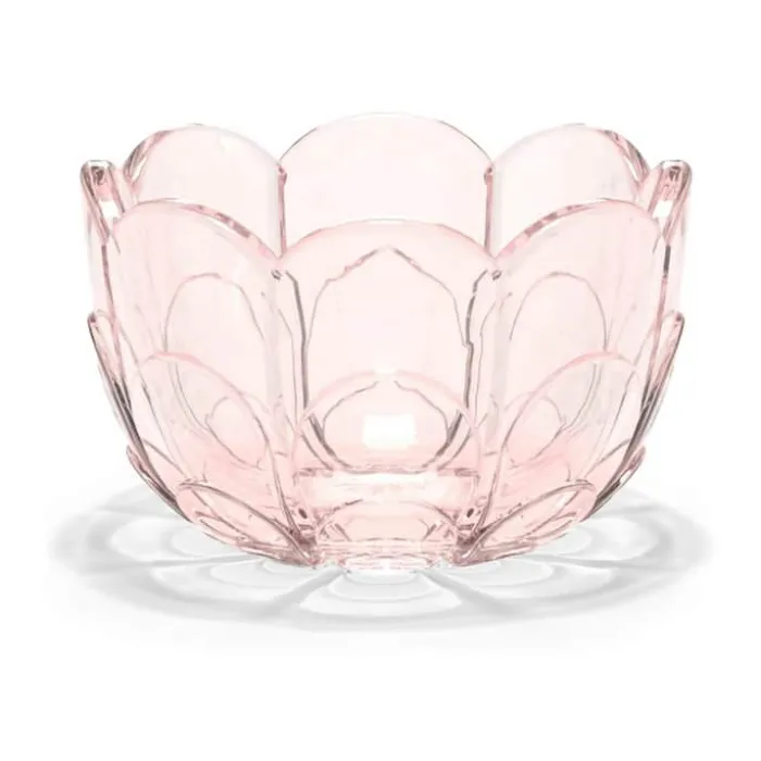 Holmegaard Lily Fyrfadsstage Ø 7 cm - Glas - Cherry blossom