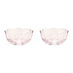 Holmegaard Lily Skål - 2 stk. Ø 13 cm - Glas - Cherry blossom