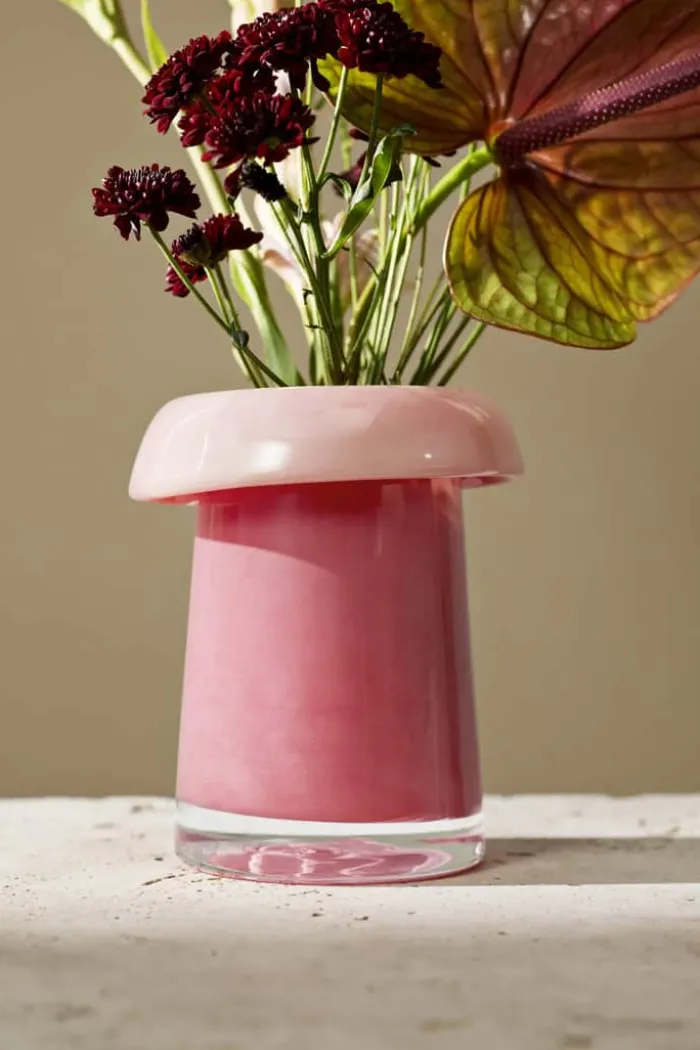 Holmegaard Soma Vase H 16,5 cm - Glas - Koral/fersken