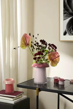 Holmegaard Soma Vase H 16,5 cm - Glas - Koral/fersken