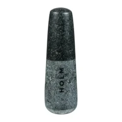 Holm Morter 12 cm - Granit - Grå/Sort