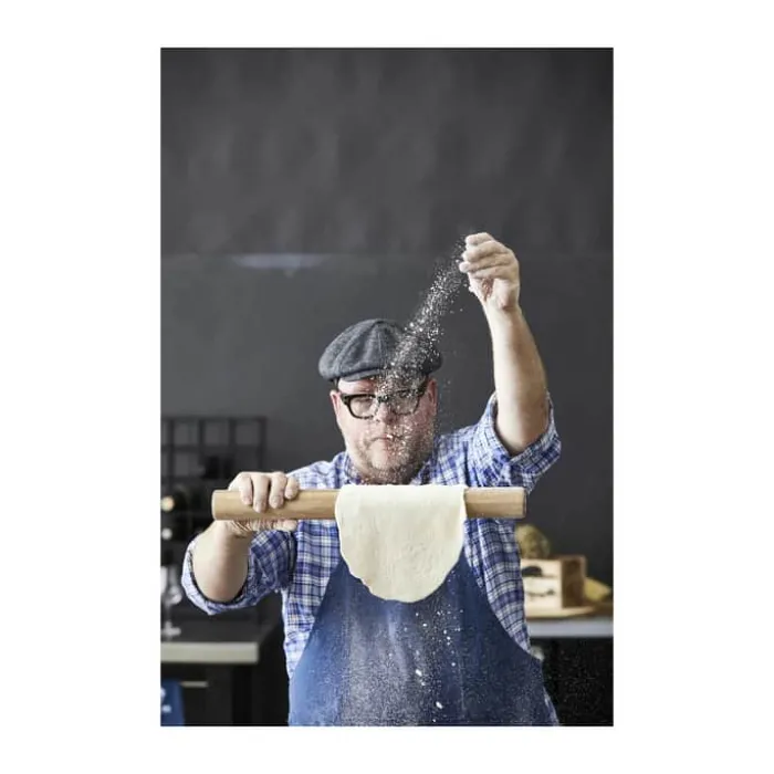 Holm Pizzarulle L 50 cm - Akacietræ - Natur