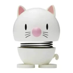 Hoptimist Animals - Baby Kat Str. S - Plastik - Hvid