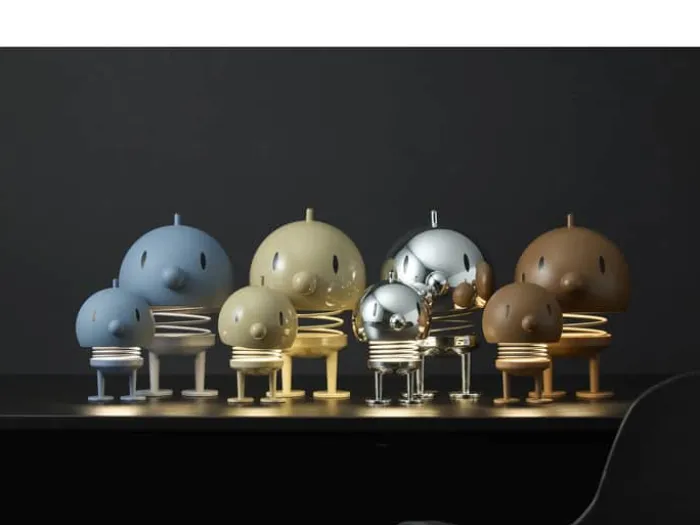Hoptimist Bumble - LED Lampe Ø 10 x H 15 - Plastik - Sky