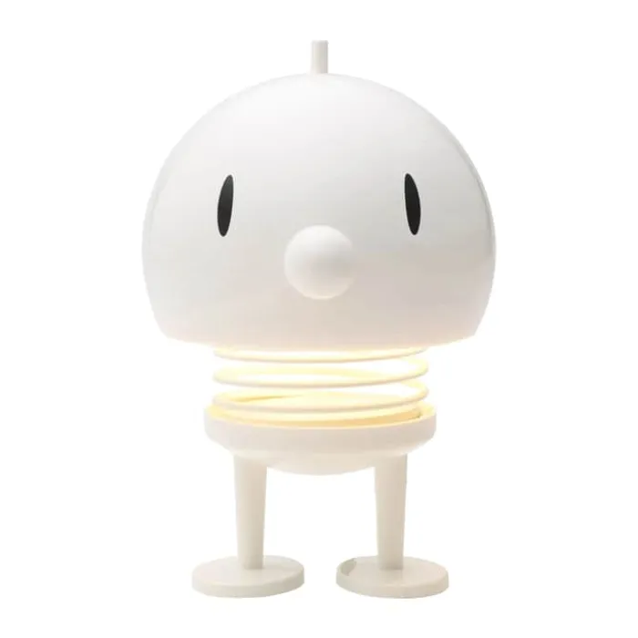 Hoptimist Bumble - LED Lampe Ø 15 x H 23 cm - Plastik - White
