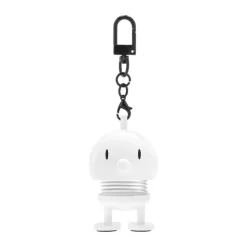 Hoptimist Bumble - Taskevedhæng H 5,9 cm - ABS-plastik/stål - Hvid