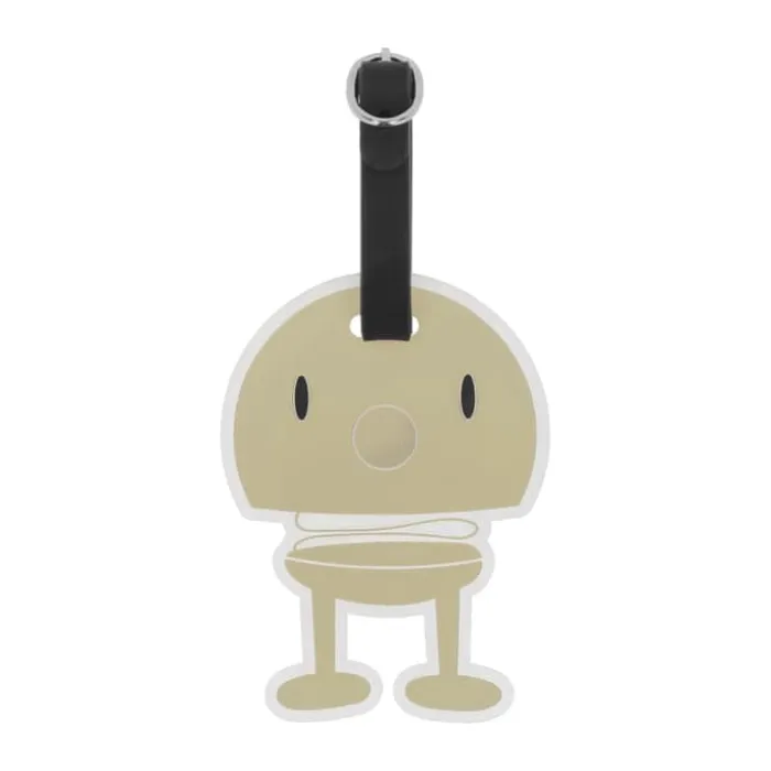 Hoptimist Kuffertmærke B 8 x L 10 cm - Silikone - Beige