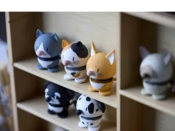 Hoptimist Mini Animals Kat - Calico Str. XS - ABS-plastik/stål - Hvid