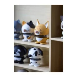 Hoptimist Mini Animals Kat - Calico Str. XS - ABS-plastik/stål - Hvid