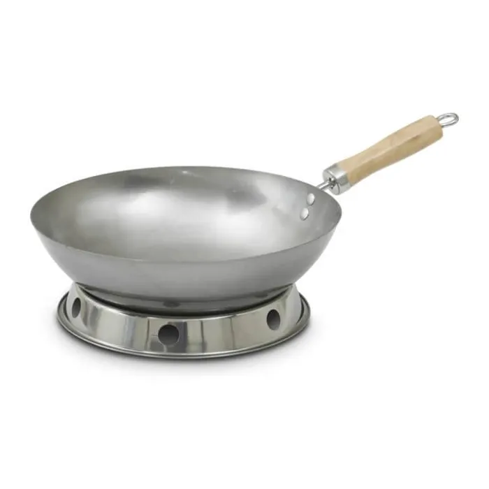 HOT WOK Bordskåner til wokpande Ø 25,5 cm - Rustfrit stål