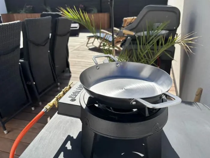 HOT WOK Gasblus 10 kW - 1 brænder - Støbejern