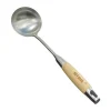 HOT WOK Opøser L 36 cm - Rustfrit stål/bambus - Sølvfarvet/natur