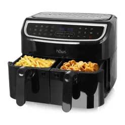 Hâws Dobbelt Airfryer 2 x 4,5 liter - 2400 watt - AIR Finish-funktion