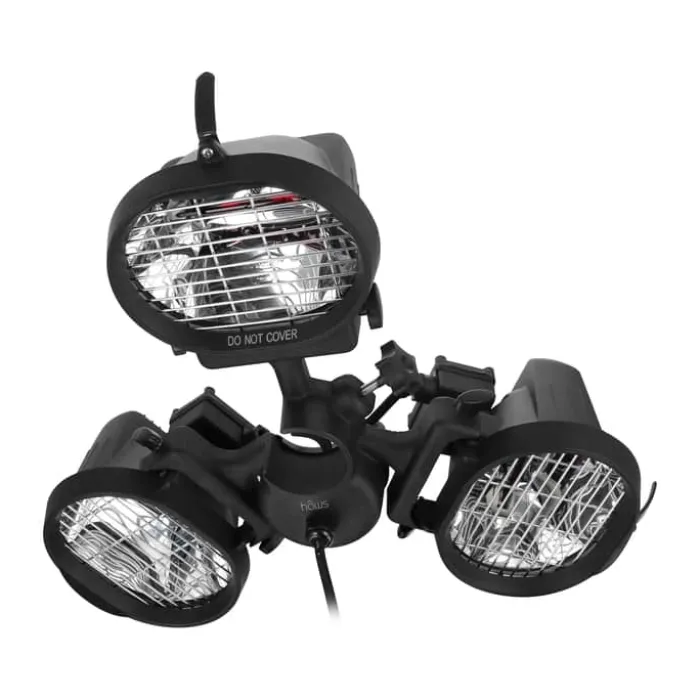 Hâws Terrasse varmer 1500 watt - 3 lamper - Sort