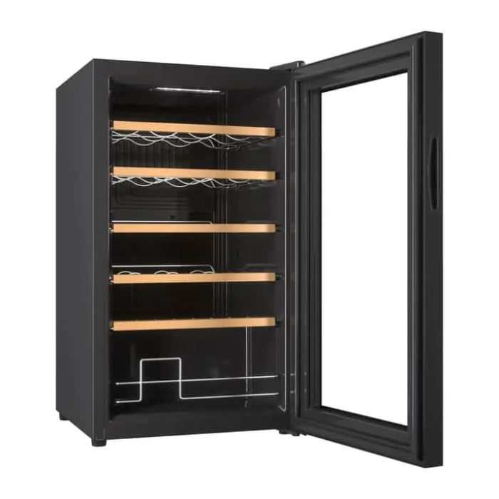 Hâws Vinkøleskab H 73 x D 45 x L 43 cm - 24 flasker - Sort