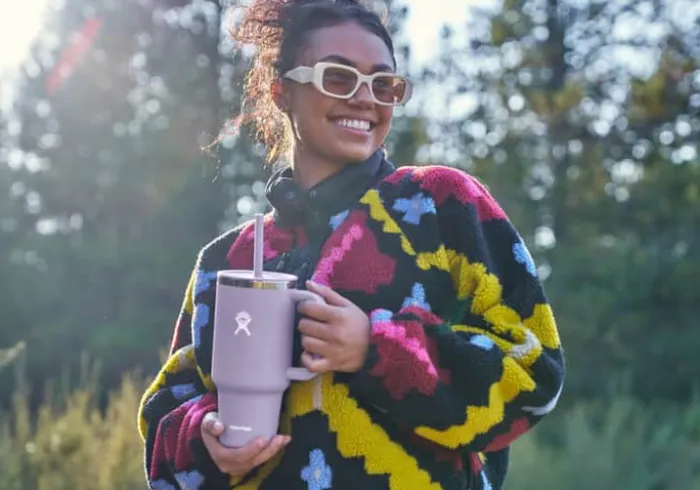 Hydro Flask All Around Travel Tumbler 946 ml - Rustfrit stål - Lyserød