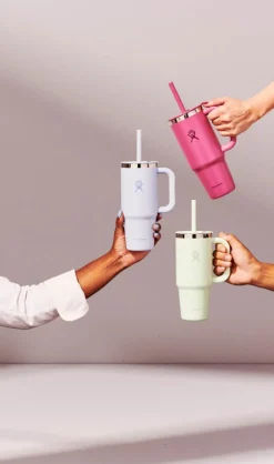 Hydro Flask All Around Travel Tumbler 709 ml - Rustfrit stål - Lyseblå