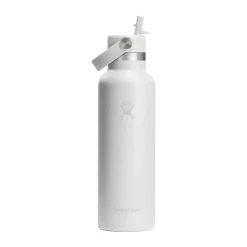 Hydro Flask Flex Straw Termodrikkedunk 621 ml - Rustfrit stål - Hvid