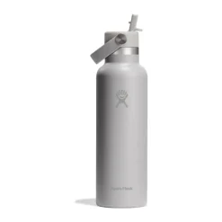 Hydro Flask Flex Straw Termodrikkedunk 621 ml - Rustfrit stål - Lys grå