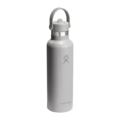 Hydro Flask Flex Straw Termodrikkedunk 621 ml - Rustfrit stål - Lys grå