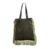 Imerco Home Taske m. frynser H 40 x B 37 cm - Polyester - Army