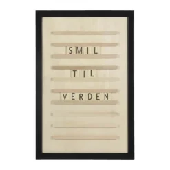 Imerco Home Tavle Sort/ Birk - 30 x 45 cm