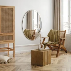 Incado Nova Spejl H 90 x B 60 cm - Spejlglas/MDF - Sølvfarvet