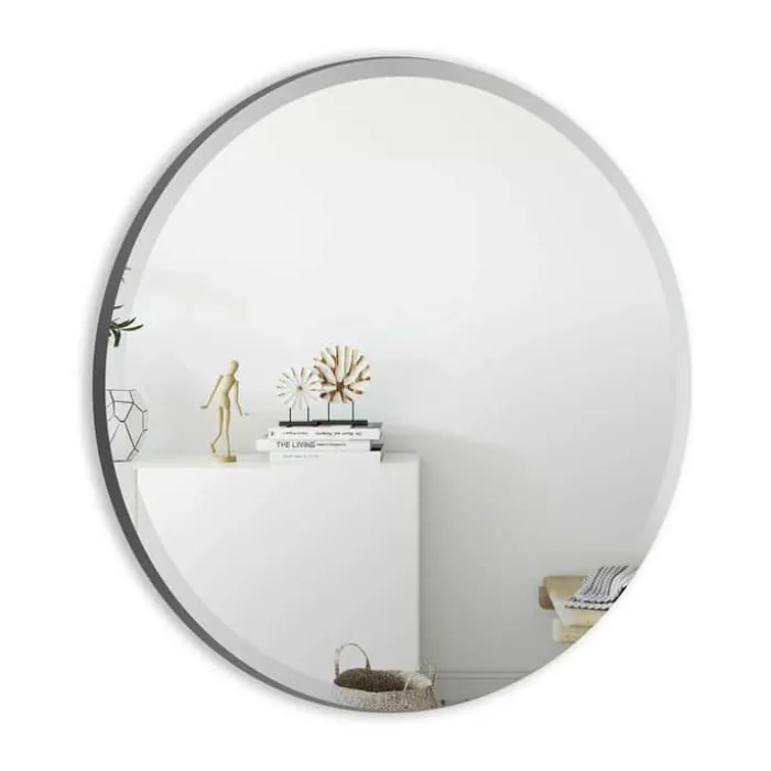 Incado Rundt Spejl Ø 80 cm - Spejlglas/MDF - Klar