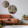Incado Rundt Spejl Ø 60 cm - Spejlglas/MDF - Dark bronze