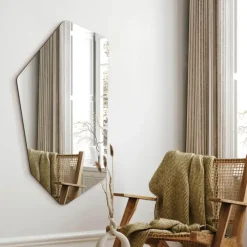 Incado Solo Spejl H 110 x B 55 cm- Spejlglas - Sølvfarvet
