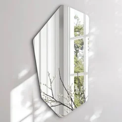 Incado Solo Spejl H 110 x B 55 cm- Spejlglas - Sølvfarvet