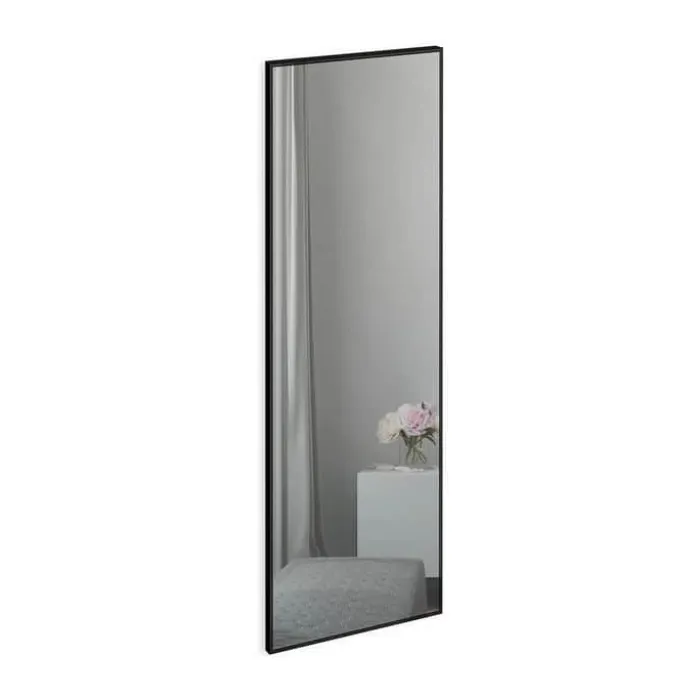 Incado Spejl H 120 x B 40 cm - Glas/aluminium - Sort