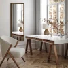 Incado Spejl H 160 x B 55 cm - Spejlglas/egetræ/MDF - Brun