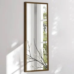 Incado Spejl H 160 x B 55 cm - Spejlglas/egetræ/MDF - Brun