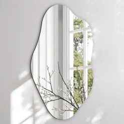 Incado Stream Spejl H 110 x B 60 cm - Spejlglas - Sølvfarvet